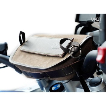 Handlebar bag Sahara Split leather | U038 UnitGarage (ユニットガレージ)