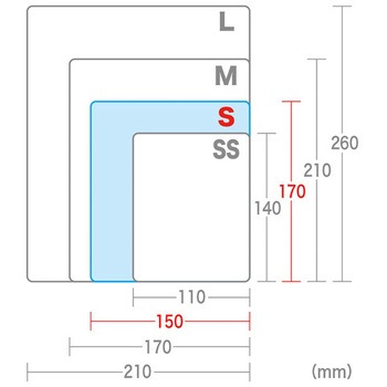 150x170x0.5mm マウスパッド(ブルー) エスコ