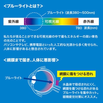 12.5"用 液晶保護フィルム[ブルーライトカット] エスコ