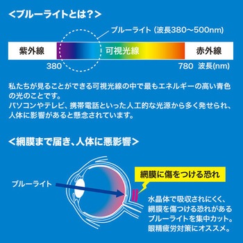 15.6"用 液晶保護フィルム[ブルーライトカット] エスコ