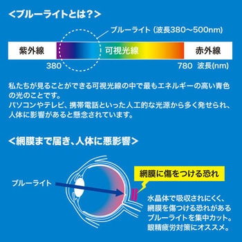 23.0"用 液晶保護フィルム[ブルーライトカット] エスコ
