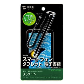 EA764AT-1 Φ8.6x110mm タッチペン(カールコードストラップ付) 1本