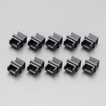 RJ45コネクタージャック用保護カバー(10個) エスコ