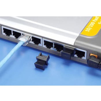 RJ45コネクタージャック用保護カバー(10個) エスコ