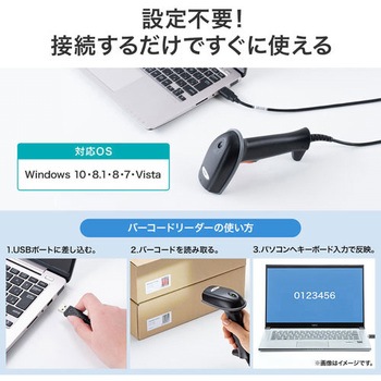 二次元バーコードリーダー エスコ