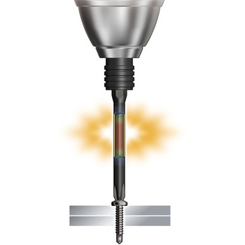 #2x100mm 衝撃吸収ビット(高硬度/5本組) エスコ