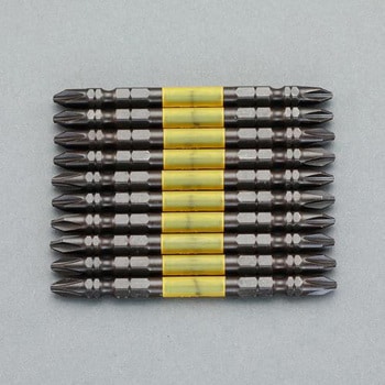 #2x 65mm 衝撃吸収ビット(高硬度/10本組) エスコ