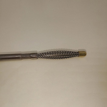 3x100mm/3mm軸 軸付ワイヤーブラシ(楕円型) エスコ