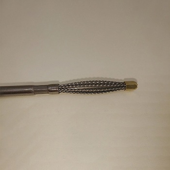 6x100mm/3mm軸 軸付ワイヤーブラシ(楕円型) エスコ