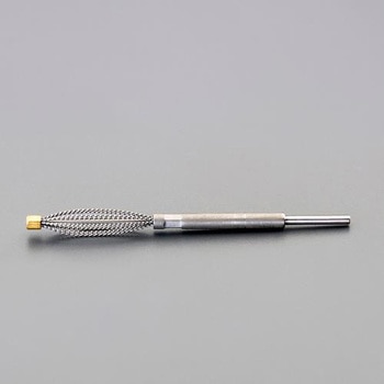 7x100mm/3mm軸 軸付ワイヤーブラシ(楕円型) エスコ