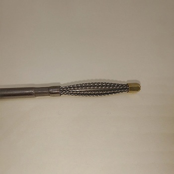 8x100mm/3mm軸 軸付ワイヤーブラシ(楕円型) エスコ