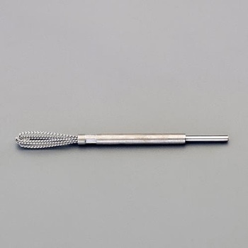 6x100mm/3mm軸 軸付ワイヤーブラシ(十字型) エスコ