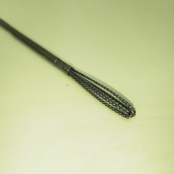 6x100mm/3mm軸 軸付ワイヤーブラシ(十字型) エスコ