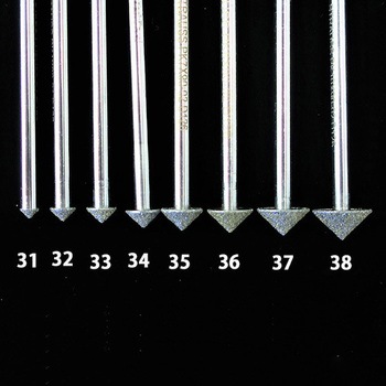 6.0mm/90°/55mm ダイヤモンドバー(傘型/3mm軸) エスコ