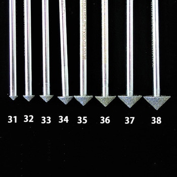 7.0mm/90°/55mm ダイヤモンドバー(傘型/3mm軸) エスコ