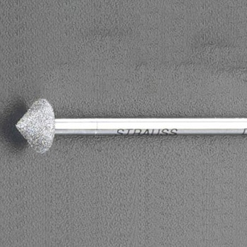 9.0mm/90°/55mm ダイヤモンドバー(傘型/3mm軸) エスコ