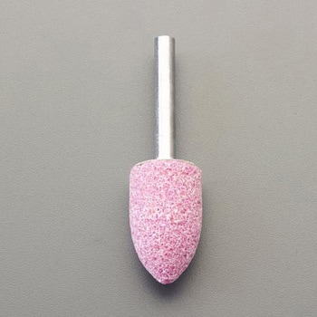 # 80・ 5x10mm/6mm軸 軸付砥石(PA) - エスコ