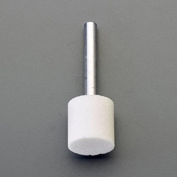 # 60・20x20mm/6mm軸 軸付砥石(WA) - エスコ