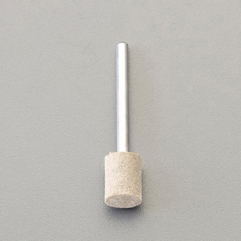 # 80・10x10mm/3mm軸 軸付ゴム砥石(ソフト) エスコ