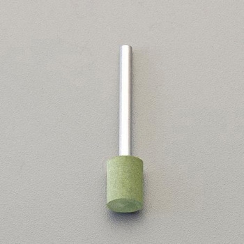 #280・ 8x10mm/3mm軸 軸付ゴム砥石(ソフト) - エスコ