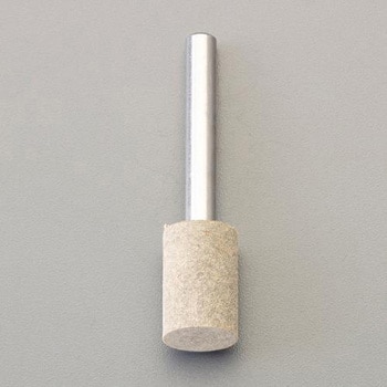 # 80・10x20mm/6mm軸 軸付ゴム砥石(ソフト) エスコ