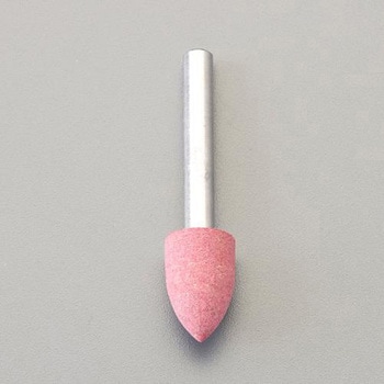 #120・13x20mm/6mm軸 軸付ゴム砥石(ソフト) エスコ