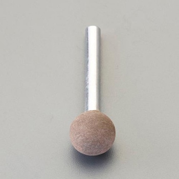 #220・16x16mm/6mm軸 軸付ゴム砥石(ソフト) - エスコ