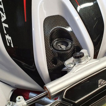 Ignition switch cover MV Agusta - カーボン Glossy カーボン CNC Racing (シーエヌシーレーシング)