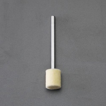10x12mm/3mm軸 軸付フェルトバフ(ハード) エスコ