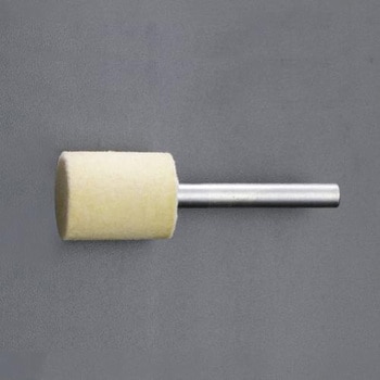 12x20mm/6mm軸 軸付フェルトバフ(ハード) エスコ