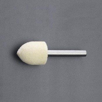 10x15mm/6mm軸 軸付フェルトバフ エスコ