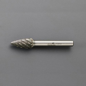 12x25x65mm/6mm軸 超硬カッター(ステンレス用) - エスコ