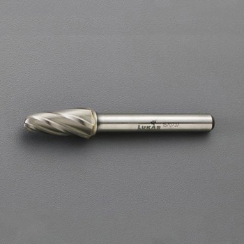 10x20x60mm/6mm軸 超硬カッター(アルミ用) - エスコ