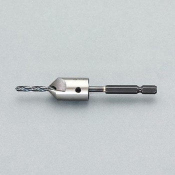 9.0x4.0mm 鉄工用皿錐(六角軸) エスコ