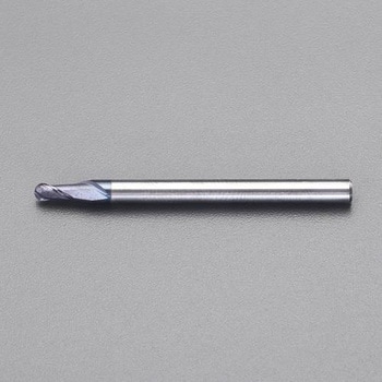3.0x50mm エンドミル(TiAIN coat/超硬・ボール) - エスコ