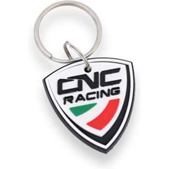KR001N Keyring White 1個 CNC Racing (シーエヌシーレーシング