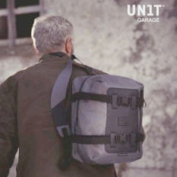Khali 17L tank bag and multipurpose backpack in TPU | UG003 UnitGarage (ユニットガレージ)
