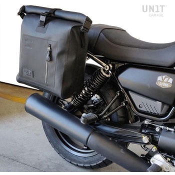 Khali サイドパニアケース in TPU + 右 サブフレーム Guzzi V7_850 | UG001-2216DX UnitGarage (ユニットガレージ)