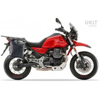 Khali サイドパニアケース in TPU + 右 サブフレーム Guzzi V85 TT | UG001-2251DX UnitGarage (ユニットガレージ)