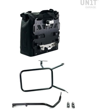 Khali サイドパニアケース in TPU 35L - 45L + Aluminum plate with Right サブフレーム nineT | UG002-AL0-1687 UnitGarage (ユニットガレージ)