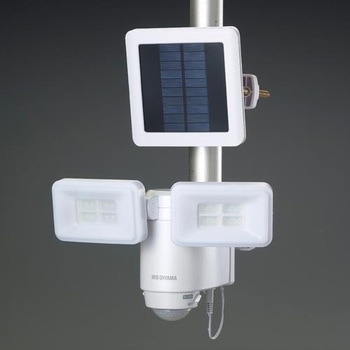 2灯 防雨型LEDセンサーライト(ソーラー式) エスコ