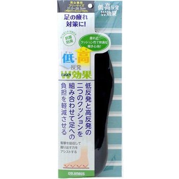 靴中敷(抗菌・消臭/低&高反発/フリーサイズ) エスコ