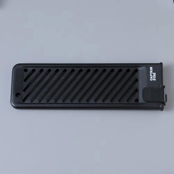 60x 11x195mm 包丁収納サヤ(ブラック) エスコ