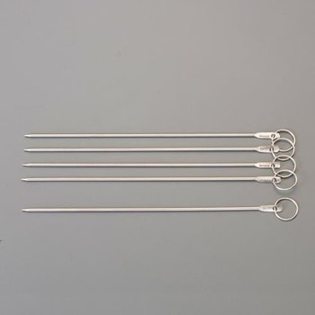 185mm バーベキュー丸串(ステンレス製/5本) エスコ