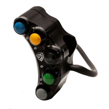 Left ハンドルバー switch - Race use ブラック - CNC Racing (シーエヌシーレーシング)