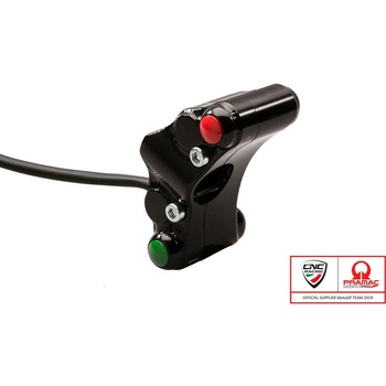 Left ハンドルバー switch Pramac Racing Lim. Ed - street use ブラック CNC Racing (シーエヌシーレーシング)