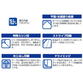 320mm 交換用ロール(カーペット用/3巻) エスコ
