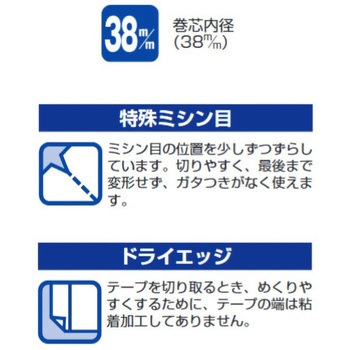 160mm 交換用ロール(ウエア用/3巻) エスコ