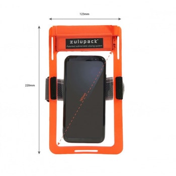 280x123mm 自転車用スマホホルダー(防水) エスコ
