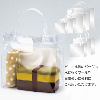 600x200x500mm トートバッグ(透明/特大) エスコ